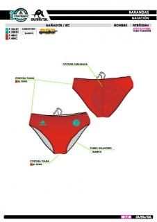 Bañador 8C - Rojo 2