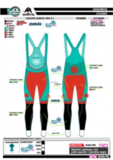 Culote Largo PRO 3.1 - Azul 2