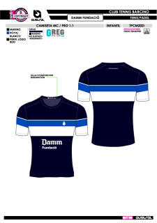 Camiseta MC PRO 1.1- DAMM -... 2