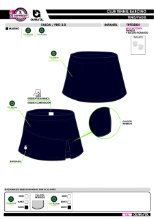 Falda Pro 2.0 - Marino 2