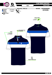 Polo MC PRO 2.0 - Marino 2