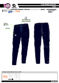 Pant. Chándal PRO-AM - Marino 2