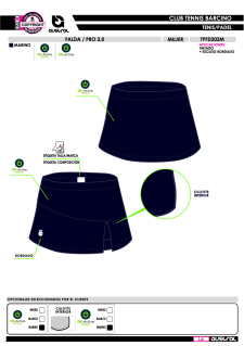 Falda PRO 2.0 - Marino 2