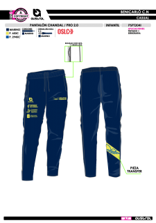 Pant. Chándal PRO 2.0 - Marino 2