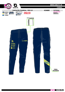 Pant. Chándal PRO 2.0 - Marino 2
