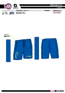 Bermuda PRO 1.1 - Azul 2