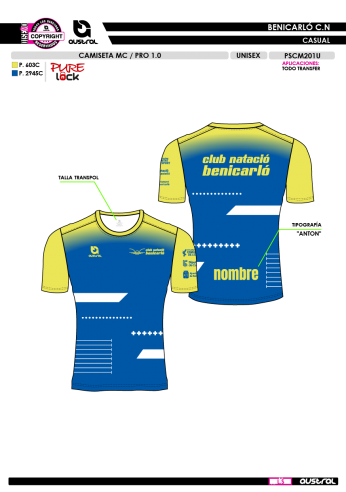 Camiseta MC PRO 1.0 - Azul