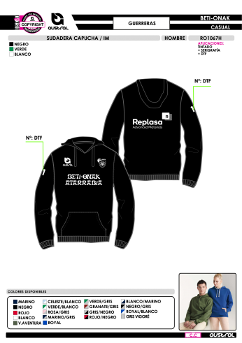 Sudadera Capucha IM - Negro