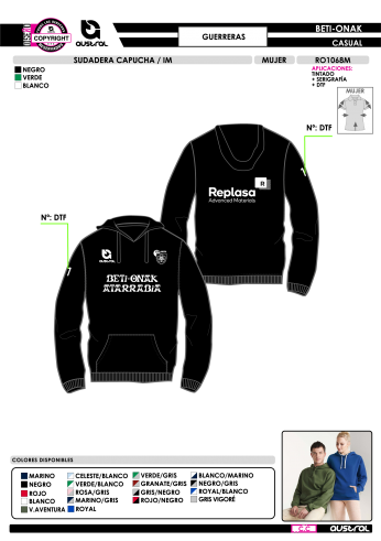 Sudadera Capucha IM - Negro