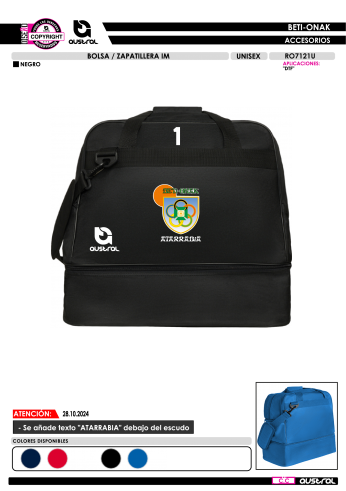 Bolsa Zapatillera IM - Negro