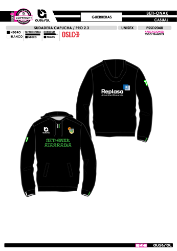 Sudadera Capucha PRO 2.3 - Guerreras...