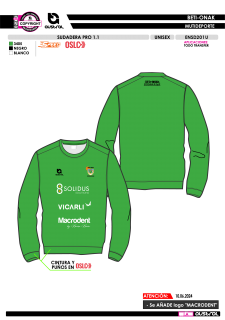 Sudadera PRO 1.1 - Verde 2