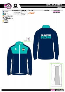 Chaq. Chándal PRO 1.6 - Marino 2