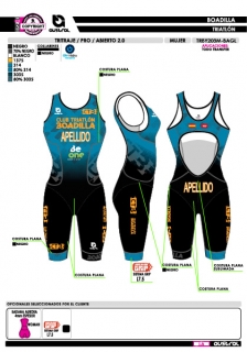 Tritraje PRO abierto 2.0 -... 2