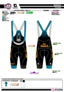 Culotte Corto PRO 3.1 - Negro 2