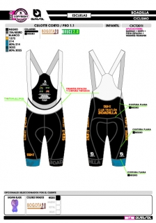 Culotte Corto PRO 1.1 - Negro 2