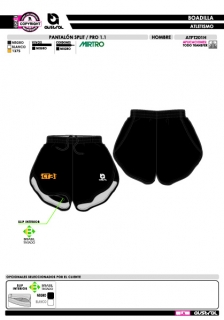 Pantalón Split PRO 1.1 - Negro 2