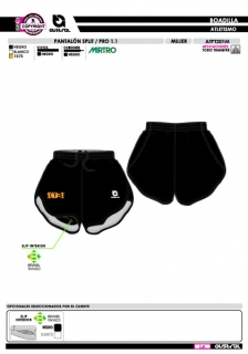 Pantalón Split PRO 1.1 - Negro 2