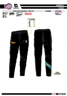 Pant. Chandal PRO 2.0 - Negro