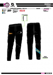 Pant. Chandal PRO 2.0 - Negro 2