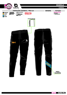 Pant. Chandal PRO 2.0 - Negro 2