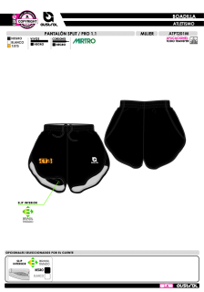 Pantalón Split PRO 1.1 - Negro 2