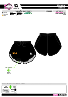 Pantalón Split PRO 1.1 - Negro 2