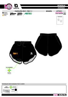 Pantalón Split PRO 1.1 - Negro 2