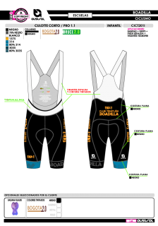 Culotte Corto PRO 1.1 - Negro 2