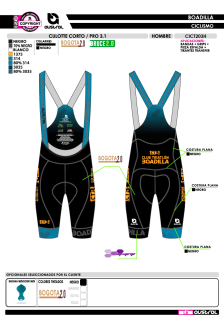 Culotte Corto PRO 3.1 - Negro 2