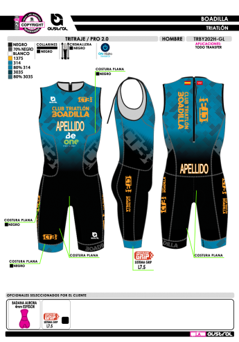 Tritraje PRO 2.0 - Negro