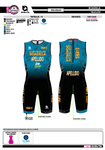 Tritraje K - Negro
