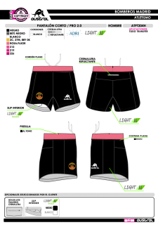 Pantalón Corto PRO 2.0 - Rosa 2