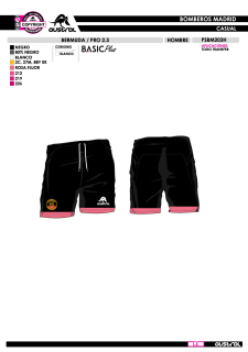 Bermuda PRO 2.3 - Negro 2