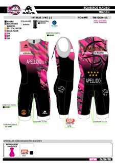 Tritraje PRO 2.0 - Rosa 2