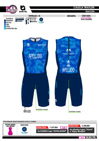 Tritraje K - Marino
