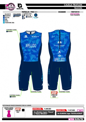 Tritraje PRO 1.1 - Marino