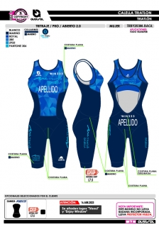 Tritraje PRO abierto 2.0 -... 2