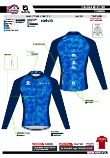 Maillot ML PRO 3.1 - Royal 2