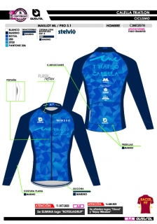 Maillot ML PRO 3.1 - Royal 2
