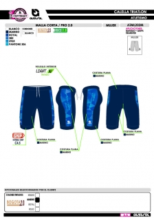 Malla Corta PRO 2.0 - Marino 2