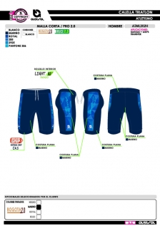 Malla Corta PRO 2.0 - Marino 2