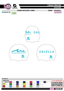 Gorro Natacion SUEDE - Blanco 2