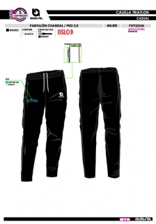 Pant. Chándal PRO 2.0 - Negro 2