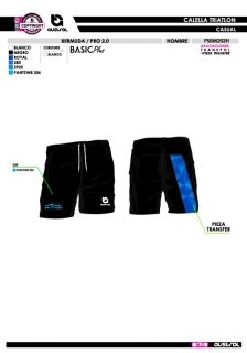 Bermuda PRO 2.0 - Negro 2