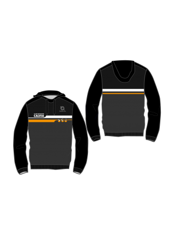 Sudadera Capucha T2 PRO - Negro