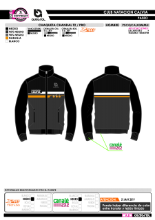 Chaqueta Chándal T2 PRO -... 2