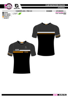 Camiseta MC PRO 2.0 - Negro 2