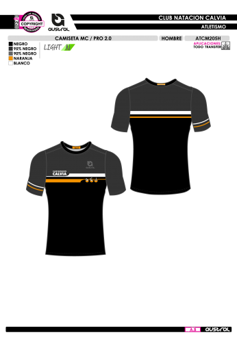 Camiseta MC PRO 2.0 - Negro