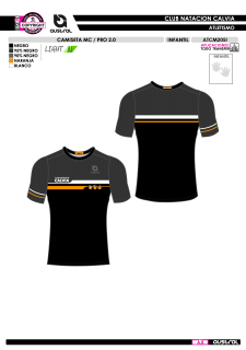 Camiseta MC PRO 2.0 - Negro 2